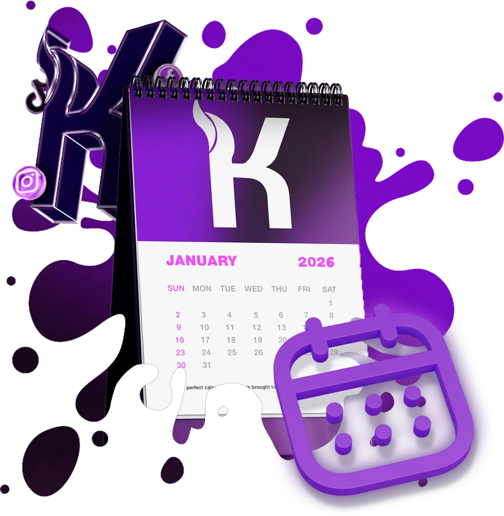 Calendário 2026 Kaffe